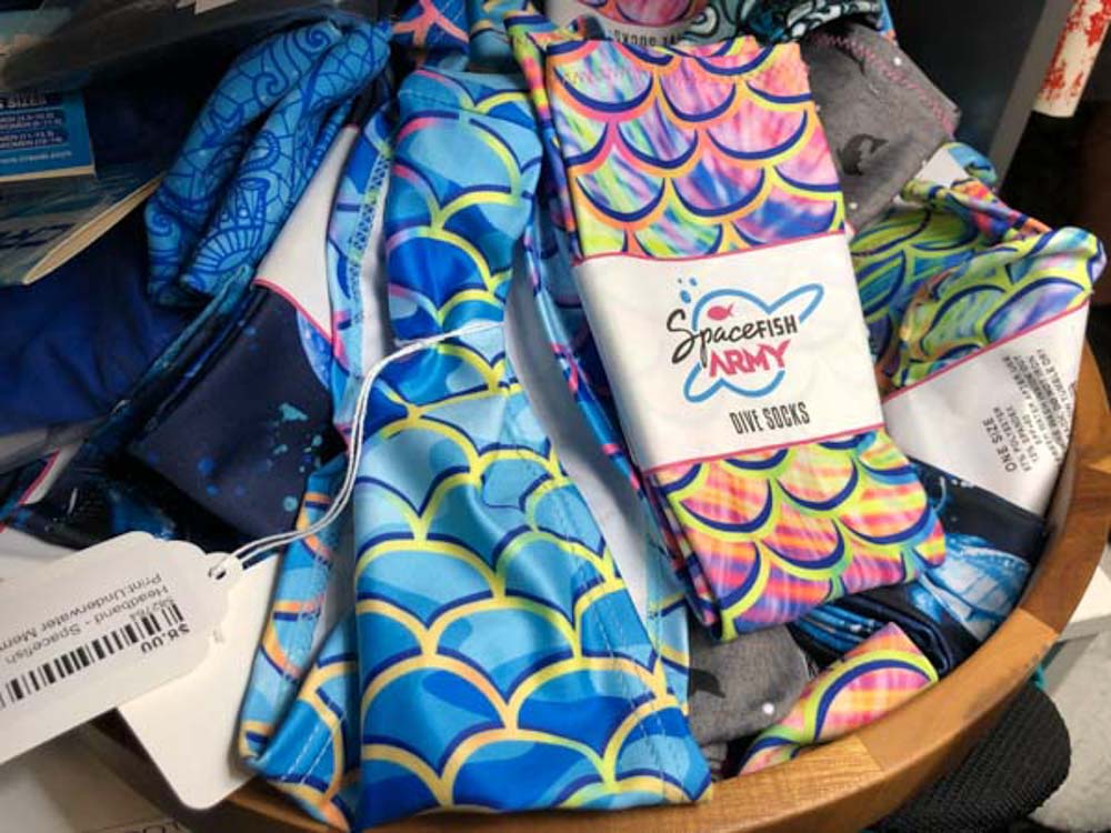 colorful dive socks