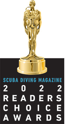 Kona Honu Divers Received the Scuba Diving Magazine Readers choice award for best dive operator in the pacific