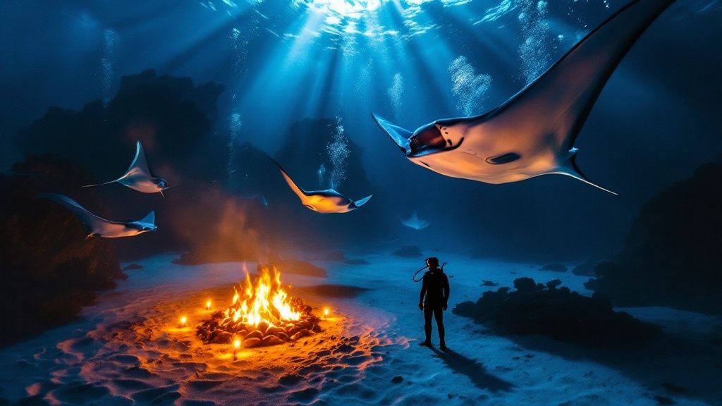 Is it possible to see manta rays while diving in Big Island? Experience ...