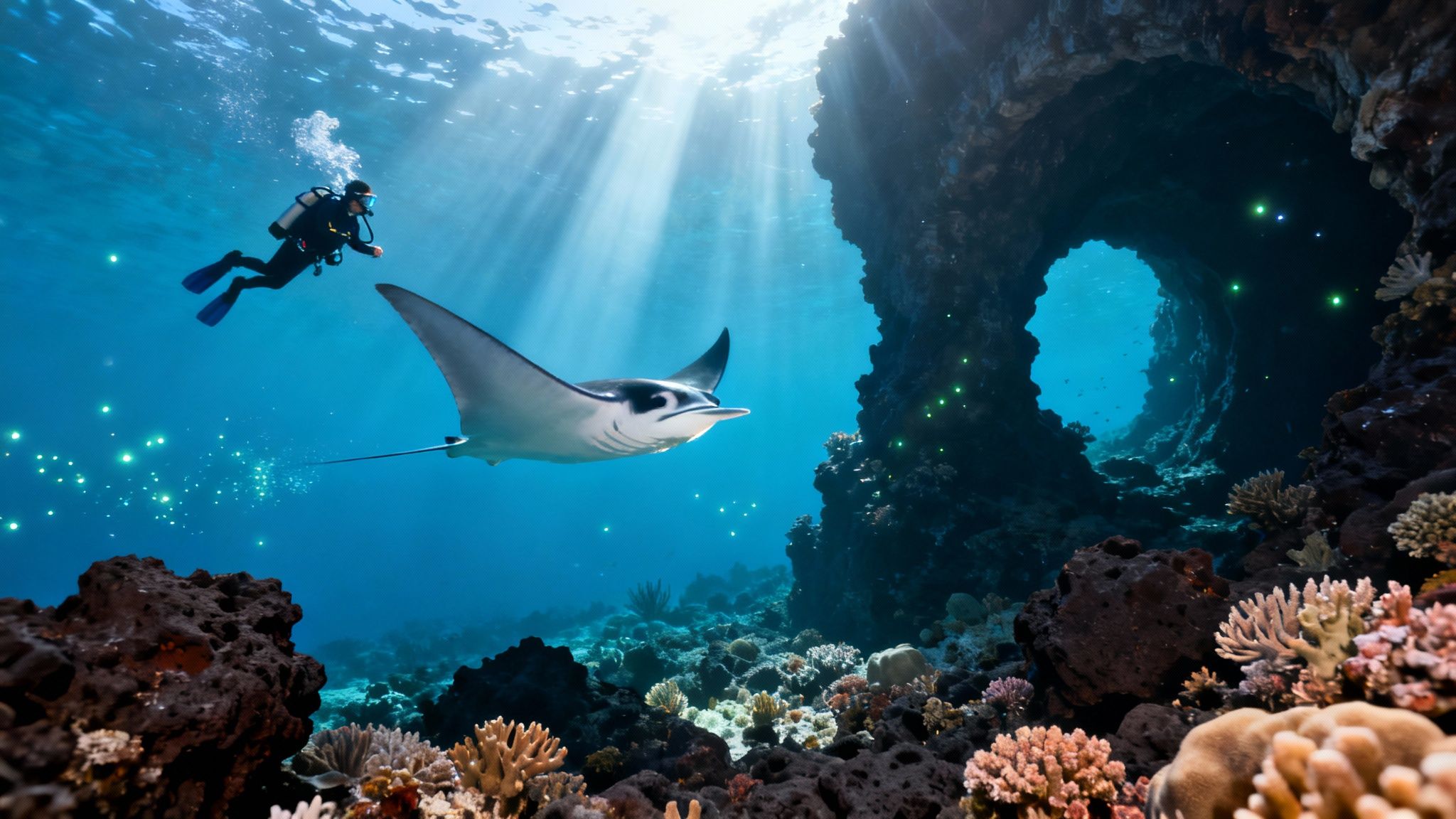 Discover scuba diving kona hawaii big island: Manta Dives & Top Sites
