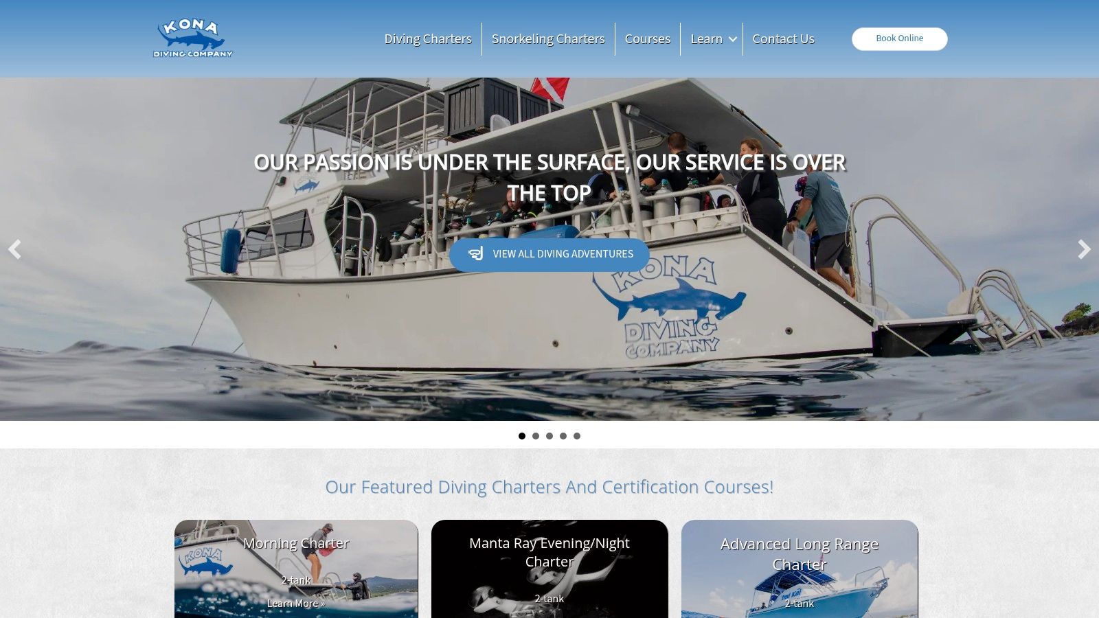 Screenshot from https://konadivingcompany.com